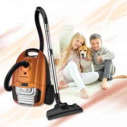 Aspirator cu sac Heinner HVC-MS700KP, 700W, 3 L, Variator putere, Silentios, Indicator sac plin, Maro - Img 3