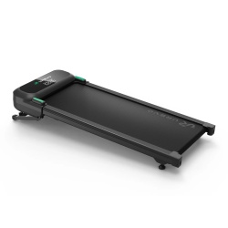 Banda smart de mers UREVO SpaceWalk 5L, Viteza maxima 6km/h, Inclinatie 9%, Greutate maxima utilizator 136 kg, Negru