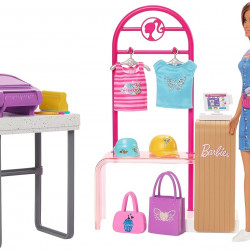 BARBIE SET BARBIE MAGAZINUL DE IMPRIMAT - Img 2
