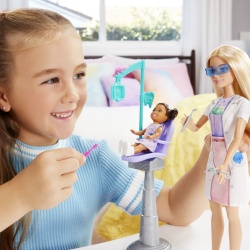 BARBIE SET DE JOACA PAPUSA BARBIE BLONDA FACE CARIERA STOMATOLOG - Img 3