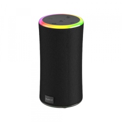 Boxa Portabila Bluetooth HAVIT SK833BT, 2 x 10W, RGB, Waterproof, Neagra