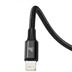 Cablu 3-in-1 Baseus Rapid Series USB-C pentru M+L+T 20W 1,5m Negru - Img 7