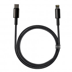 Cablu Baseus Tungsten Gold Type-C la iP PD 20W 1m (black) - Img 2