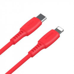 Cablu Baseus USB-C la Lightning 18W 1.2m - rosu - Img 2