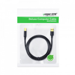 Cablu de imprimanta Ugreen USB tip B (mascul) - USB 2.0 (mascul) 480 Mbps 1 m negru (US135 20846) - Img 3