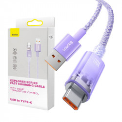 Cablu de incarcare rapida USB-C Baseus Flash, QC 3.0, Huawei SCP, Samsung AFC, 5A, 1m (verde)