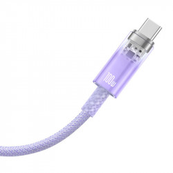 Cablu de incarcare rapida USB-C Baseus Flash, QC 3.0, Huawei SCP, Samsung AFC, 5A, 1m (verde) - Img 4