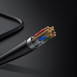 Cablu de retea Ugreen NW107 RJ45/Cat 7 STP 15m - negru - Img 3