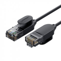 Cablu Ethernet UGREEN NW122 RJ45, Cat.6A, UTP, 0,5 m (negru)