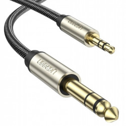 Cablu jack UGREEN AV127 3.5 mm pentru TRS - 3m (grey)