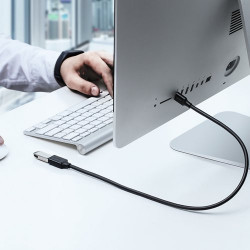 Cablu prelungitor Ugreen USB 3.0 (femă) - adaptor USB 3.0 (mascul) 1m negru (10368) - Img 7