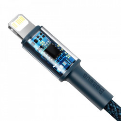 Cablu telefon, Baseus USB Type C - Lightning , Power Delivery fast charge 20 W 1 m blue (CATLGD-03) - Img 4