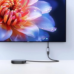 Cablu Ugreen HD165 HDMI (masculin) / HDMI (femei) 8K 0,15 m - gri - Img 6