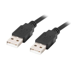 Cablu USB-A M/M 2.0 1,8 m negru