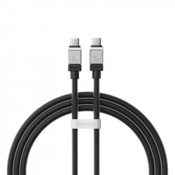Cablu USB-C la USB-C Baseus CoolPlay, 100 W, 1 m (negru) - Img 3