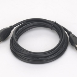 CABLU USB GEMBIRD prelungitor, USB 2.0 (T) la USB 2.0 (M), 3m, conectori auriti, negru, "CCP-USB2-AMAF-10" (timbru verde 0.18 lei)