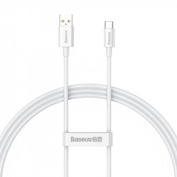 Cablu USB la USB-C Baseus Superior 100W 1m (alb) - Img 2