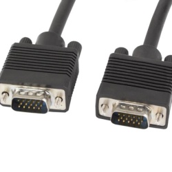 Cablu VGA M/M 1,8 m ecranare dublă negru