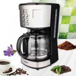 Cafetiera digitala HCM-D915BKS Heinner, 900 W, 1.5 L, timer, Negru/Inox - Img 3