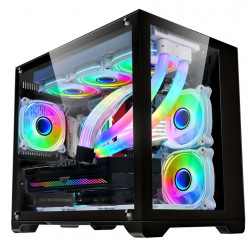 Carcasa 1STPLAYER Gaming MV6 BLACK