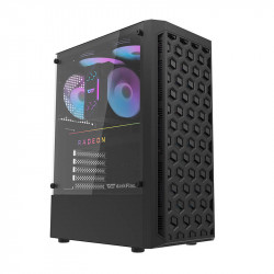 Carcasa PC, Darkflash, DK300, Middle-Tower, Sticla securizata, ATX/ M-ATX/ ITX, Negru - Img 2