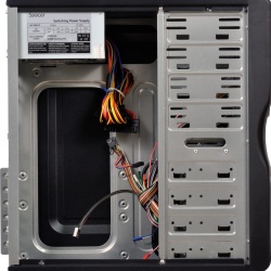 Carcasa Spacer, New Mercury, ventilor 12cm, HD audio, ATX Mid-Tower,sursa 500W Black - Img 13