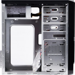 Carcasa Spacer, New Mercury, ventilor 12cm, HD audio, ATX Mid-Tower,sursa 500W Black - Img 7