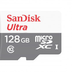 Card de memorie SanDisk Ultra microSDXC, 128GB, 100MB/s Class 10 UHS-I