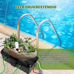 Casetă de Protecție Impermeabilă Typec Home pentru Cabluri Exterior, Cutie Etanșă IP54 pentru Prelungitoare, Prize și Conexiuni Electrice, Capacitate Mare, Garnituri din Cauciuc cu Cleme de Fixare, Negru - Img 4
