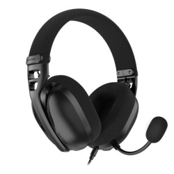 Casti cu fir Hator Hyperpunk 3 USB negru - Img 2