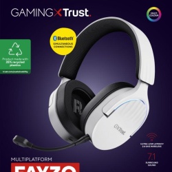Casti Trust GXT 491W Fayzo cu fir, alb - Img 14