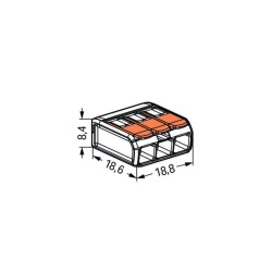 CLEME WAGO SLIM MYF 3X4MM2 SET 12 BUC - Img 8