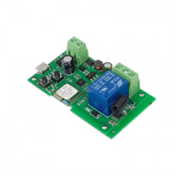Comutator cu releu inteligent SmartWise 5V-32V cu 1 banda, cu contact uscat si comutator momentan, compatibil eWeLink / Sonoff, Wi-Fi + RF - Img 2