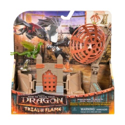 CUM SA ITI DRESEZI DRAGONUL INCERCAREA FLACARII SET DE JOACA ARENA DE ANTRENAMENT LUMEA LUI BERK