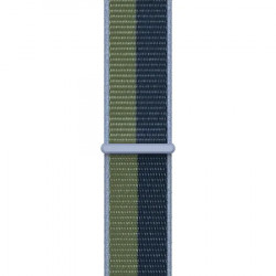 Curea Apple Watch Sport Loop, 41mm, Abyss Blue/Moss Green - Img 2