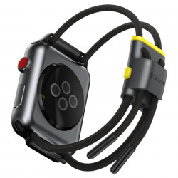 Curea Baseus Let's Go pentru Apple Watch 3/4/5 38 mm / 40 mm (gri și galben) - Img 3
