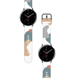 Curea de schimb Moro pentru Samsung Galaxy Watch 46mm silicon camo negru (2)