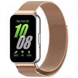 Curea Techsuit W009 pentru Samsung Galaxy Fit3 R39M, Roz Aurie