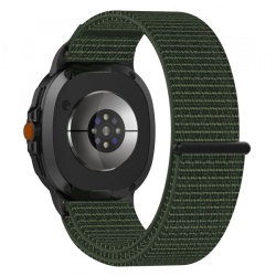 Curea Techsuit W054 pentru Samsung Galaxy Watch 8 Classic / Watch8 44mm / Watch 8 40mm, Verde Inchis
