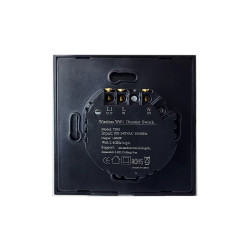 Dimmer KingArt, compatibil Sonoff, comutator de perete tactil WiFi (negru) - Img 3