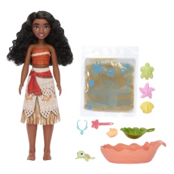 DISNEY PRINCESS SET PAPUSA VAIANA SI PRIETENII DIN OCEAN CU NISIP MODELABIL SI ACCESORII - Img 2
