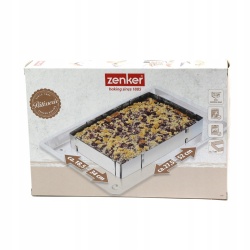 Forma de copt Zenker extensibila, 34x52cm, inox, compatibila cu masina de spalat vase - Img 2