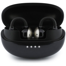 Handsfree Bluetooth Guess Metalic Finish Electropated Parts Classic, TWS, Negru