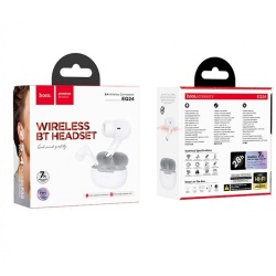 Handsfree Bluetooth HOCO EQ24, TWS, Alb - Img 2