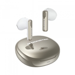 Handsfree Bluetooth Monster N-Lite 209, TWS, Argintiu