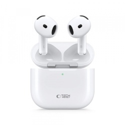 Handsfree Bluetooth Tech-Protect Ultraboost Core 2, TWS, Alb