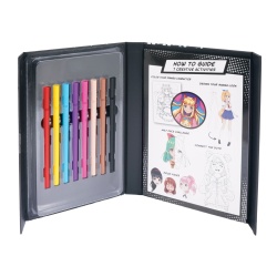 HAPPI HOBBI JURNAL ARTISTIC CU MARKERE MANGA - Img 2