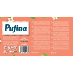 Hartie igienica Pufina Piersica, 20 role, 3 straturi - Img 2