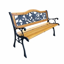 HR BANCA METAL/LEMN 125*51*76CM