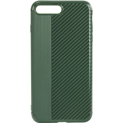 Husa Capac Spate Carbon Verde Apple iPhone 7 Plus, iPhone 8 Plus